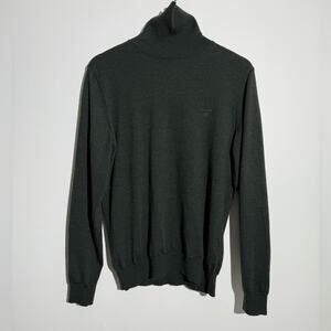 Gant Turtleneck wool sweater green